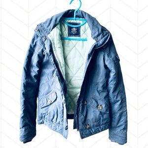 Soft Blue Spring/Autumn Jacket Small Fit